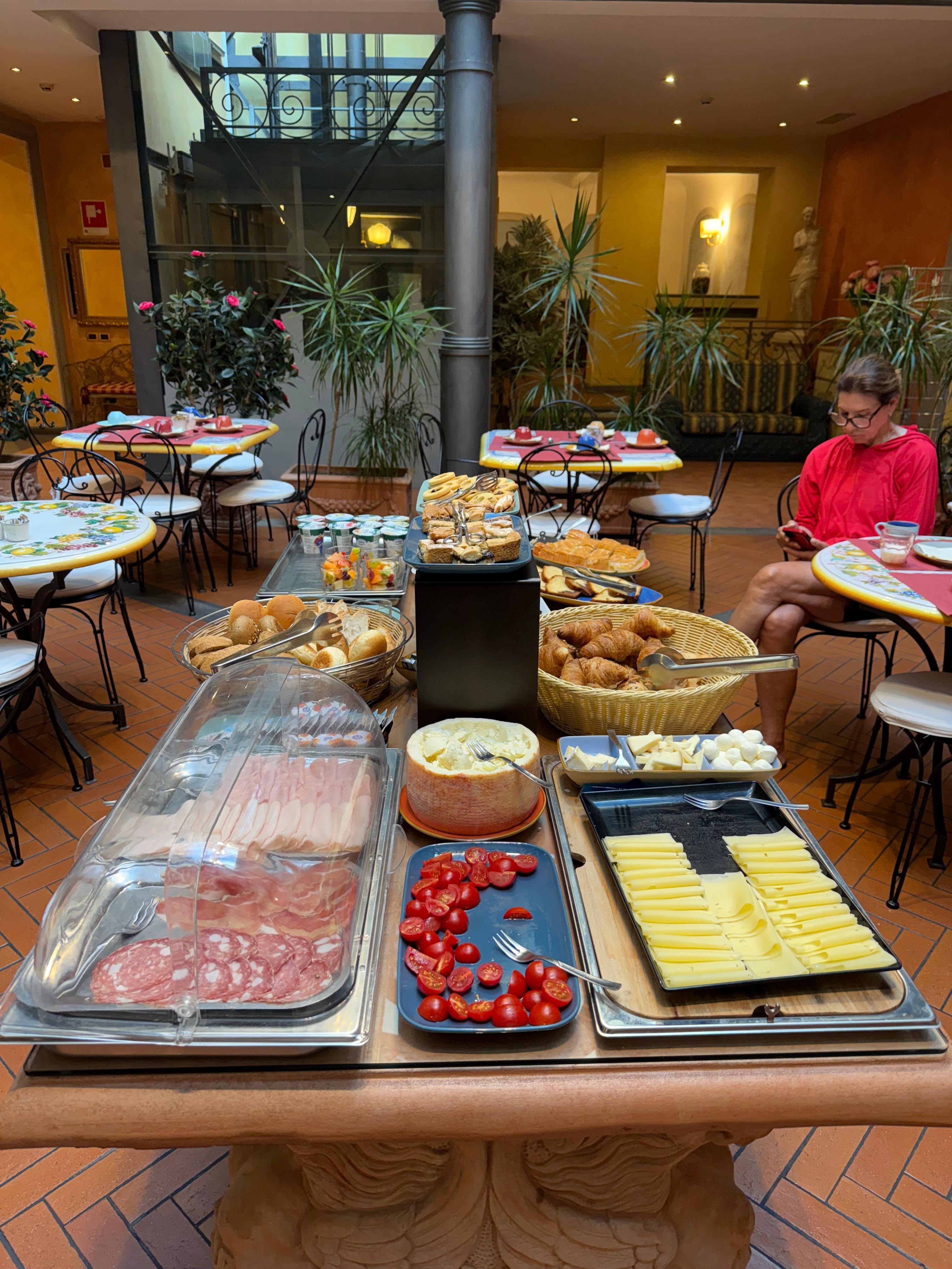 Breakfast buffet