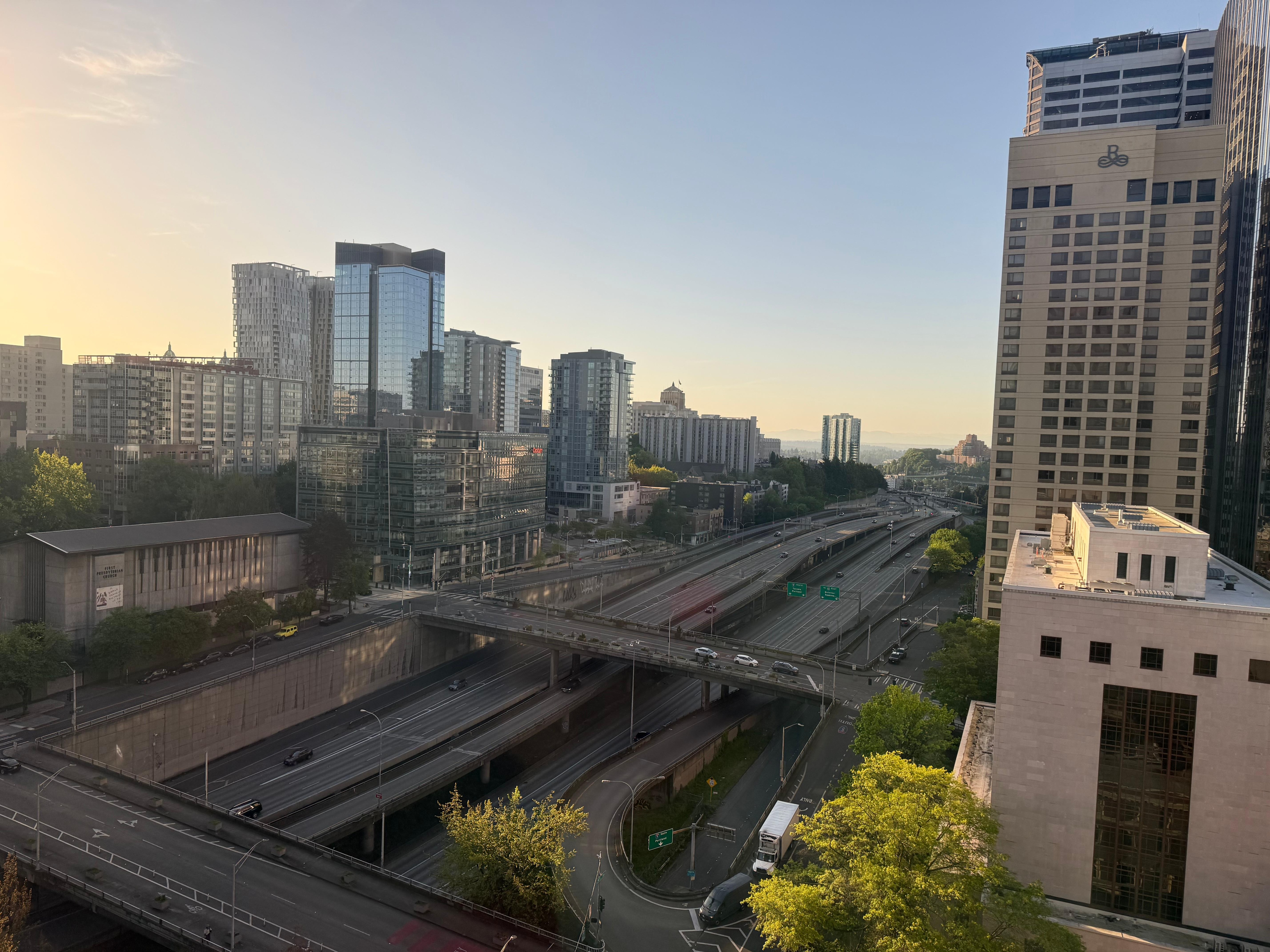 View from the 19th floor. 