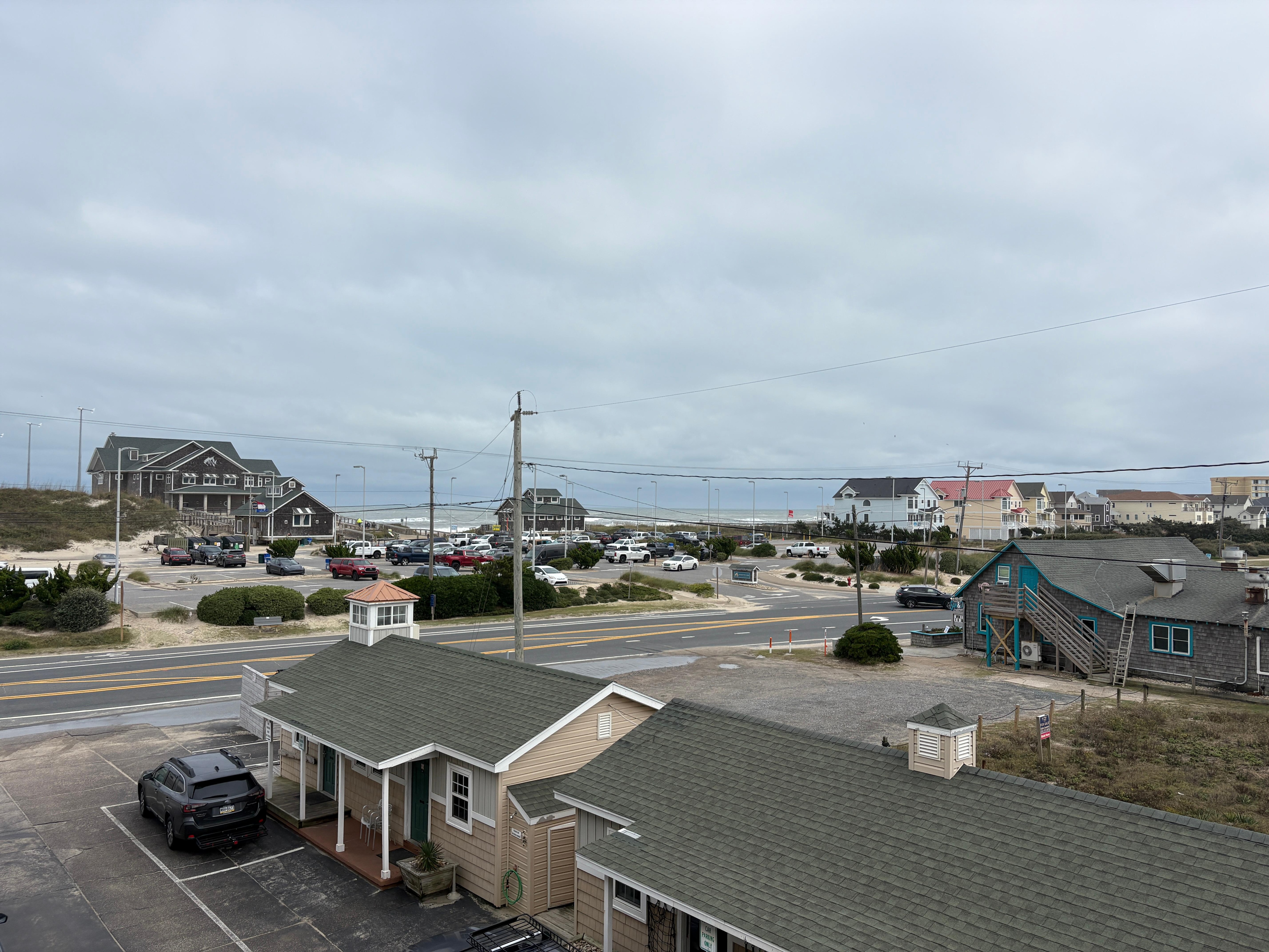 View from the balcony 