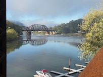 The merge of the Kiski/Allegheny rivers at Schenley