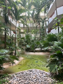 Hallways of resort