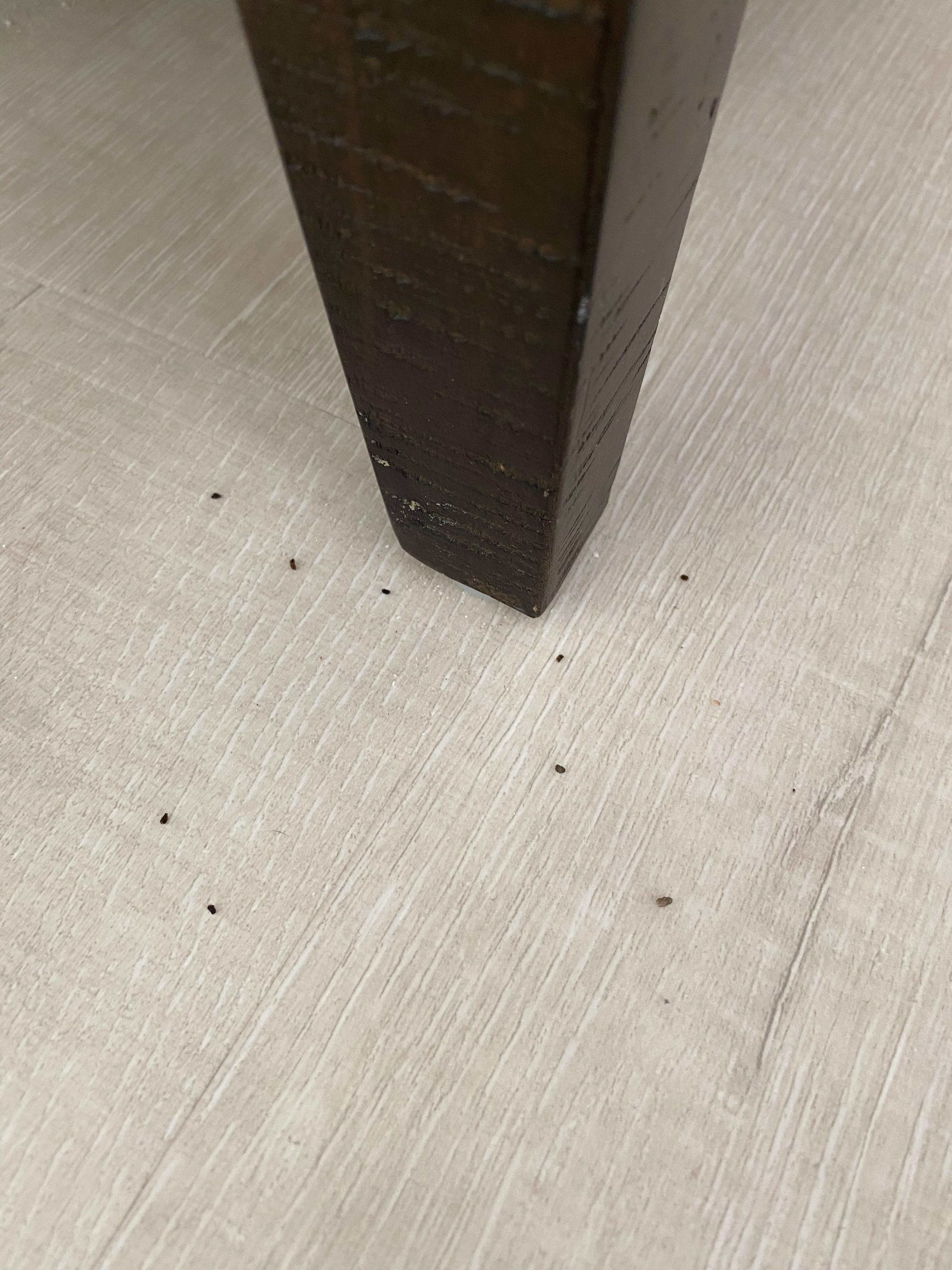 Area by another bed post.