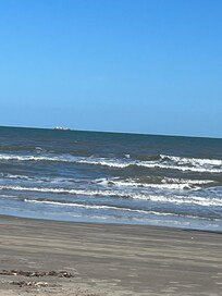 From the beach at dunes