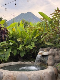 Our view from the private jacuzzi