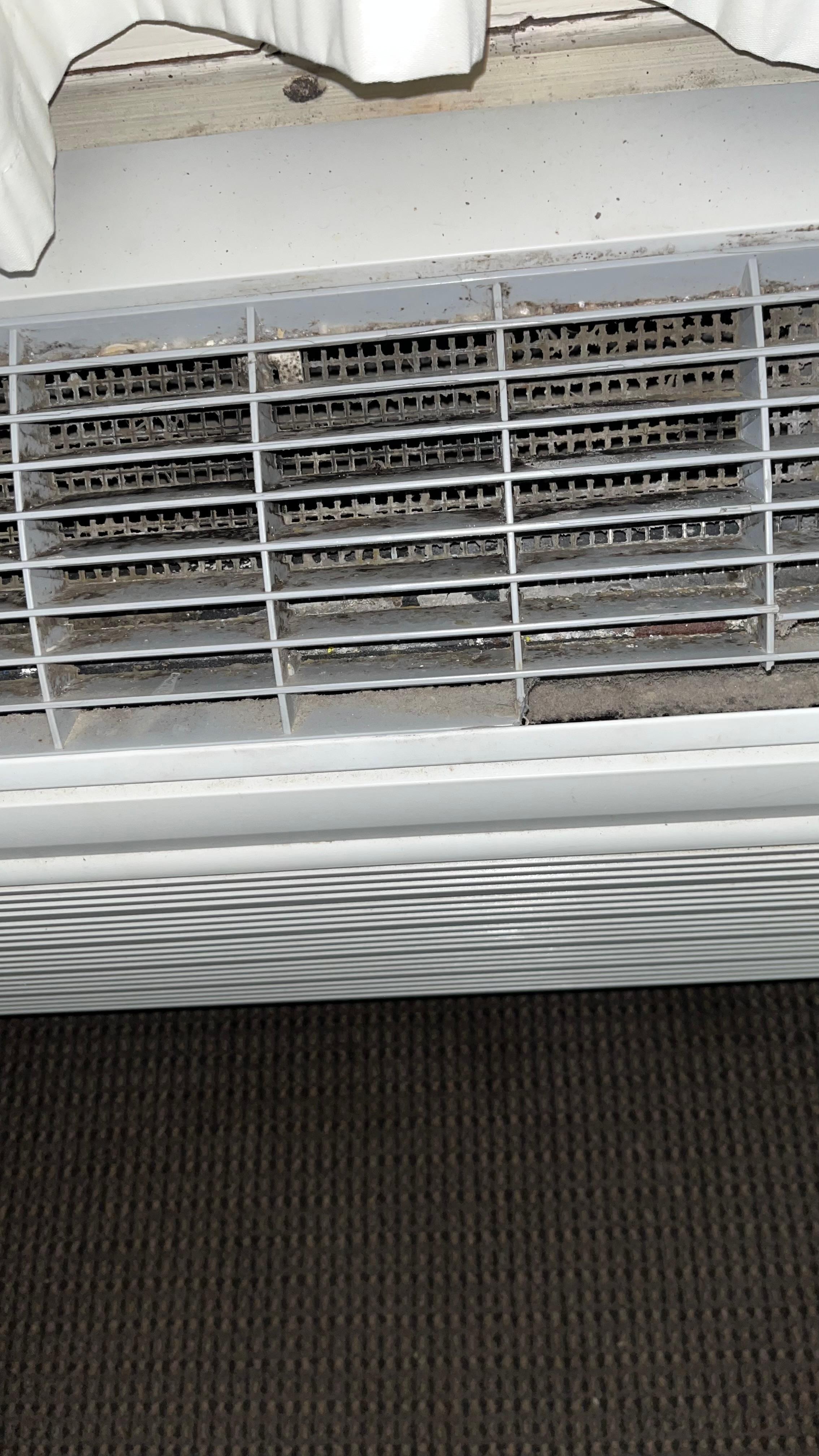 Dirty air conditioner vent!
