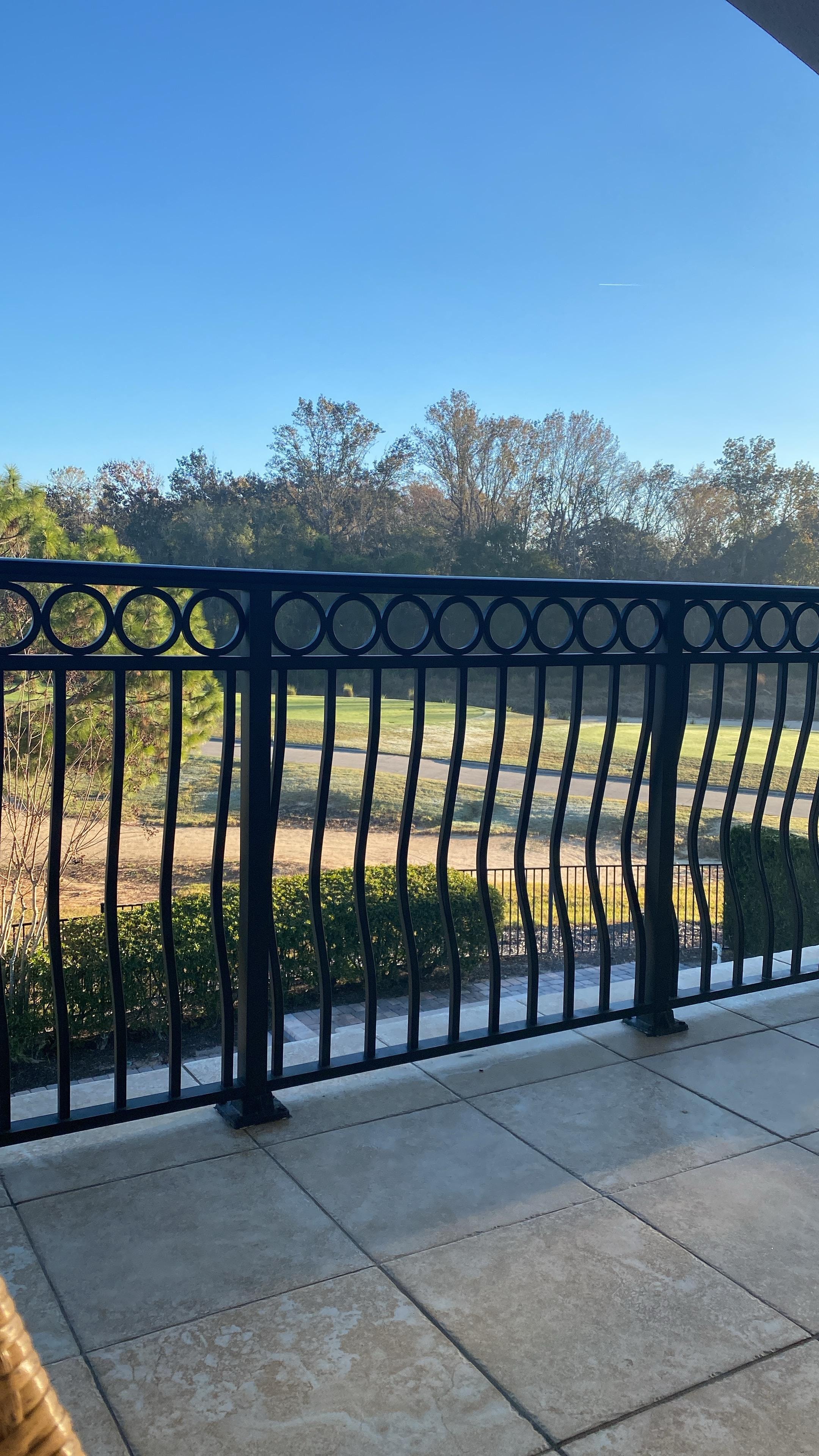 View from part of the balcony 