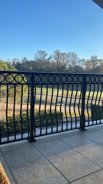 View from part of the balcony