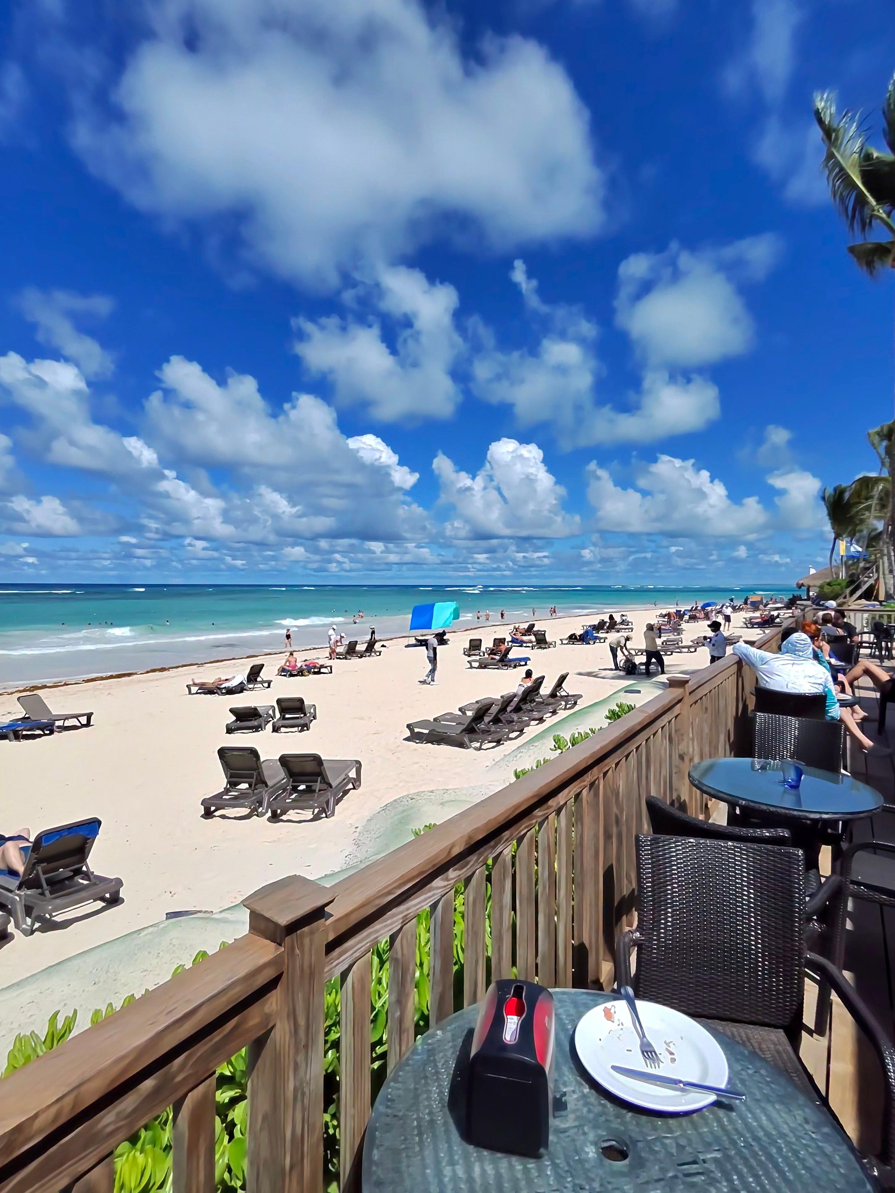 View from Villa marina restaurant