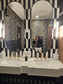 The Bathroom in the Lobby Area in the 3rd Floor. The decor was very nice as you can see.