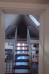 Treppe zum Spitzboden