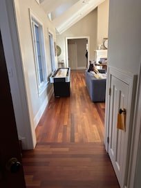 Clean and well-decorated home with different “wings” to the house