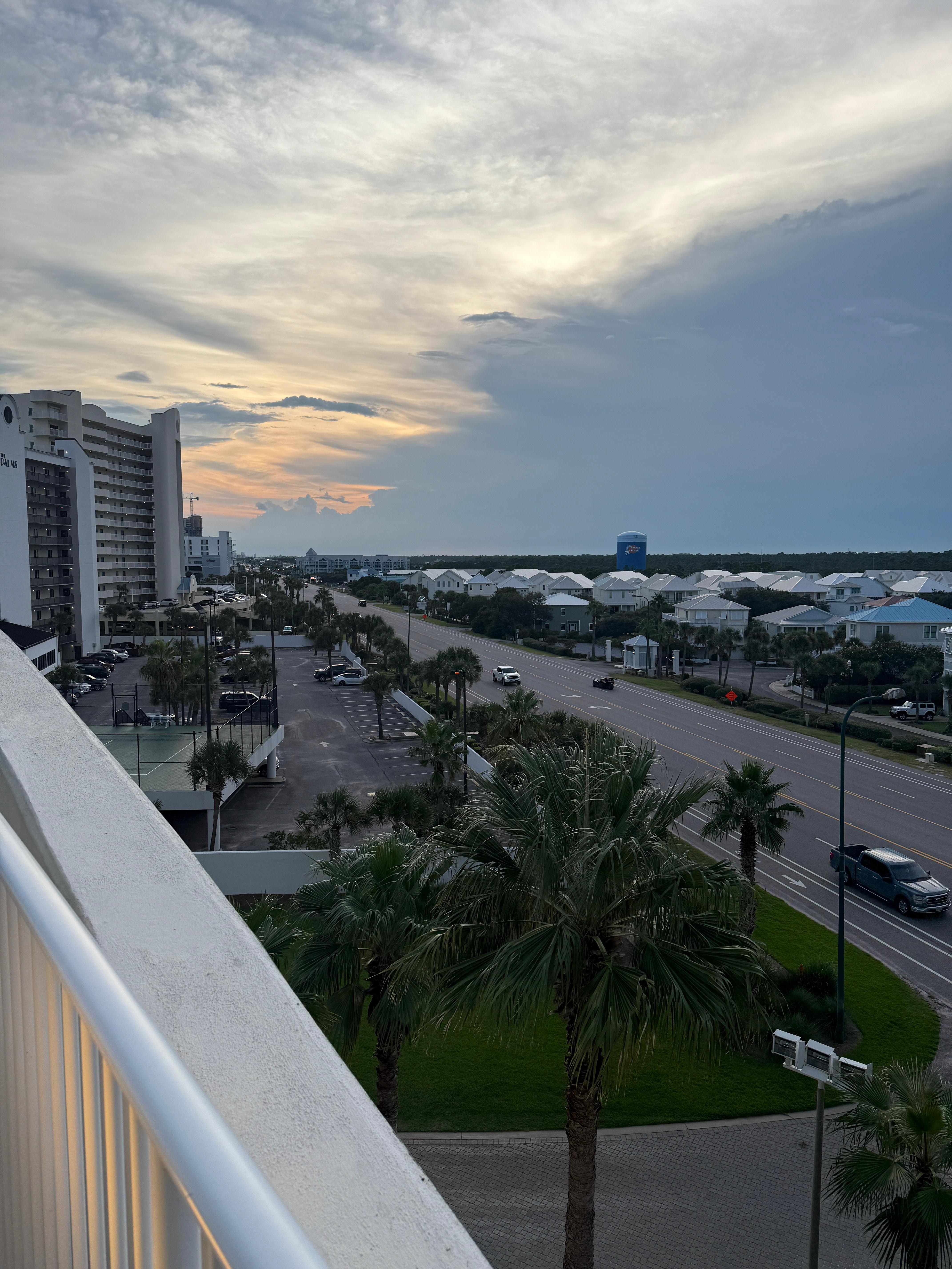 View from lazy river North Side (inland)