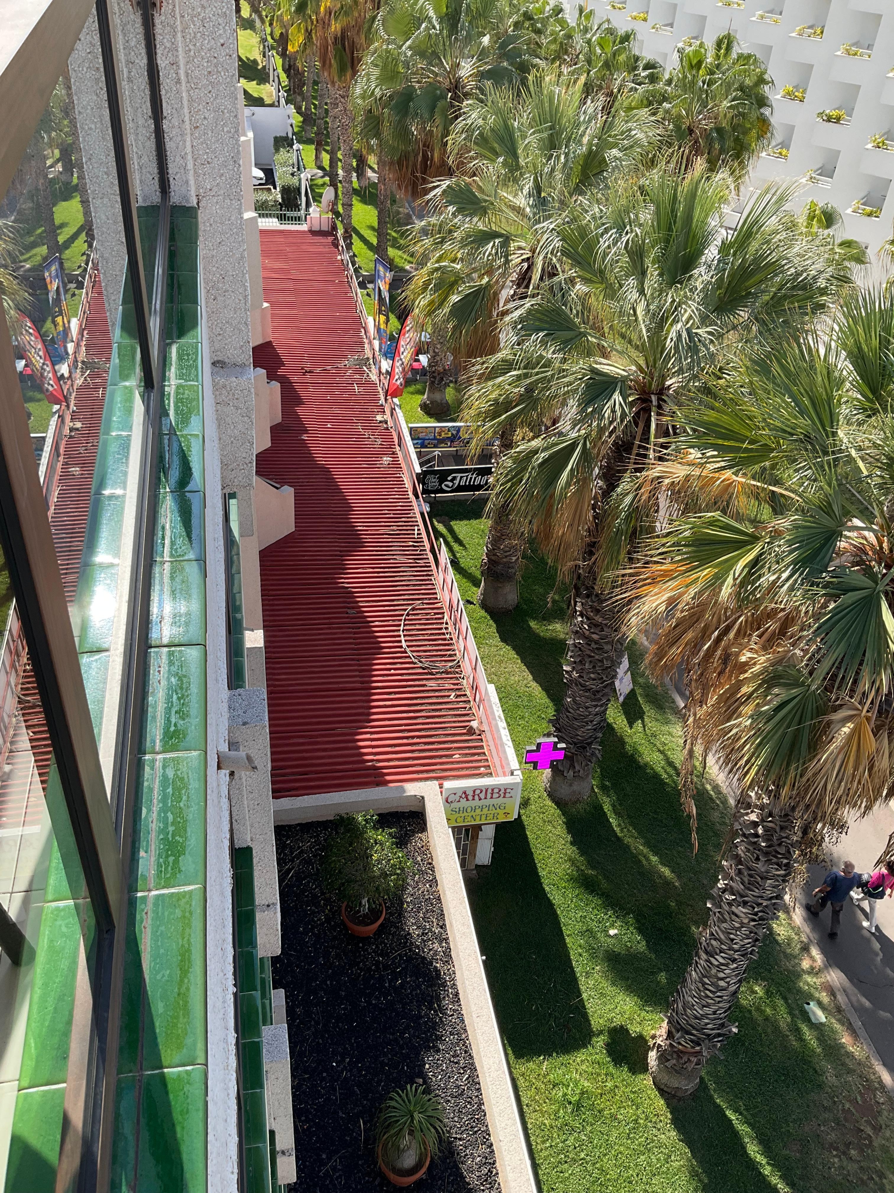 Convenient shopping around the corner on a walking street.