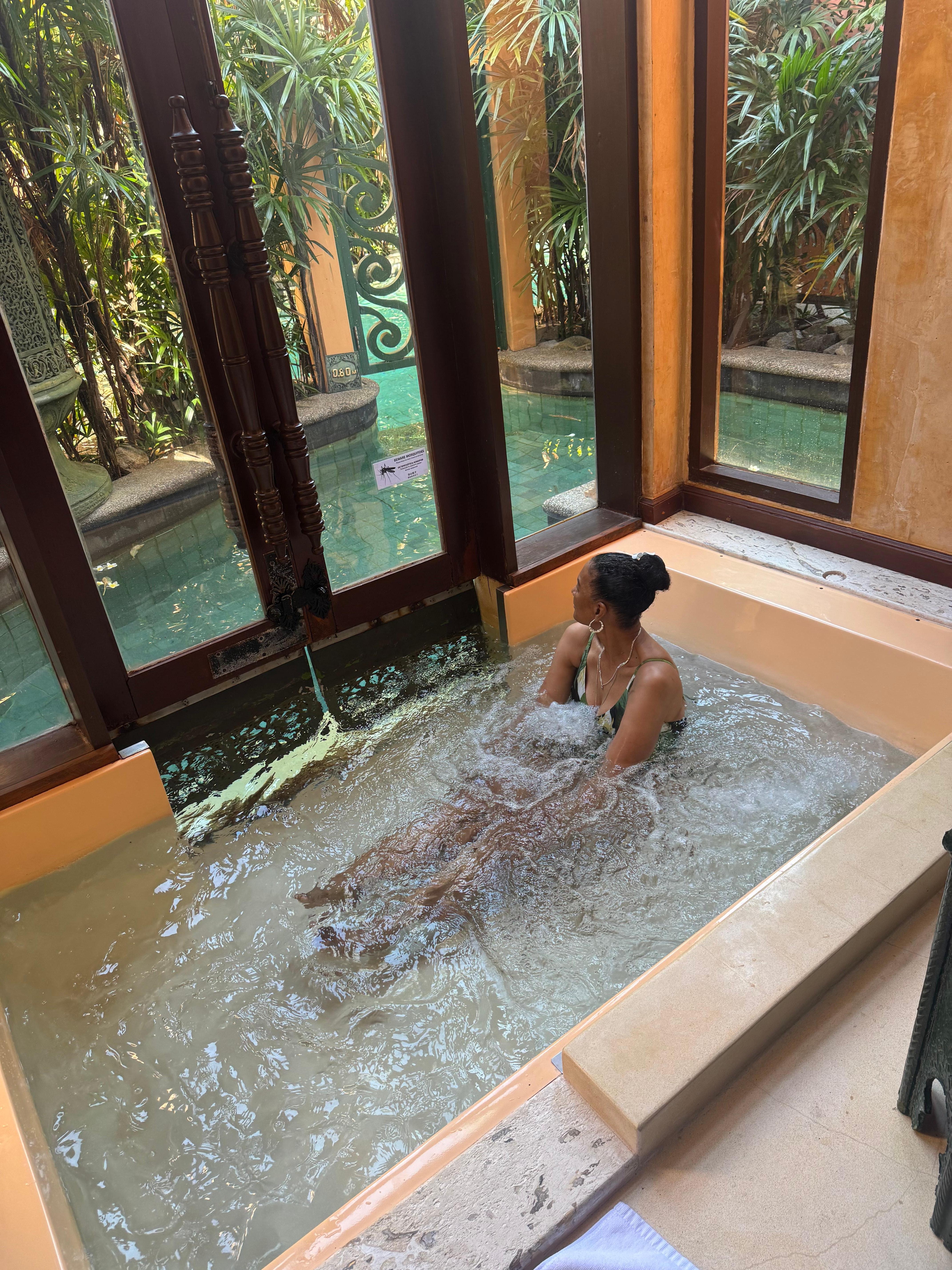 Baray room sunroom jetted pool