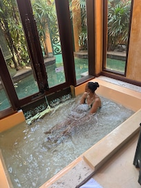 Baray room sunroom jetted pool