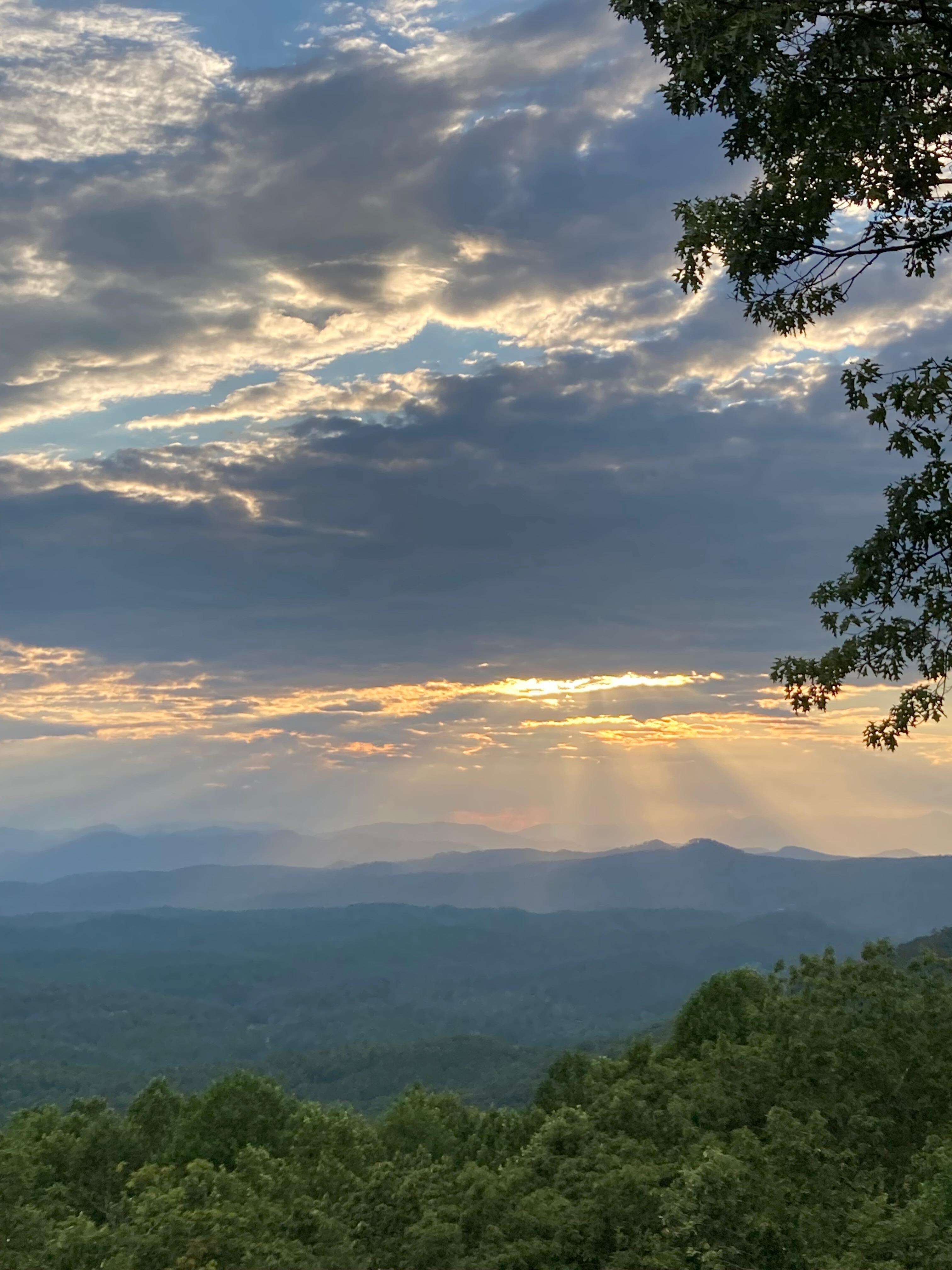 Second night’s sunset!