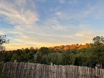 View of hills from patio