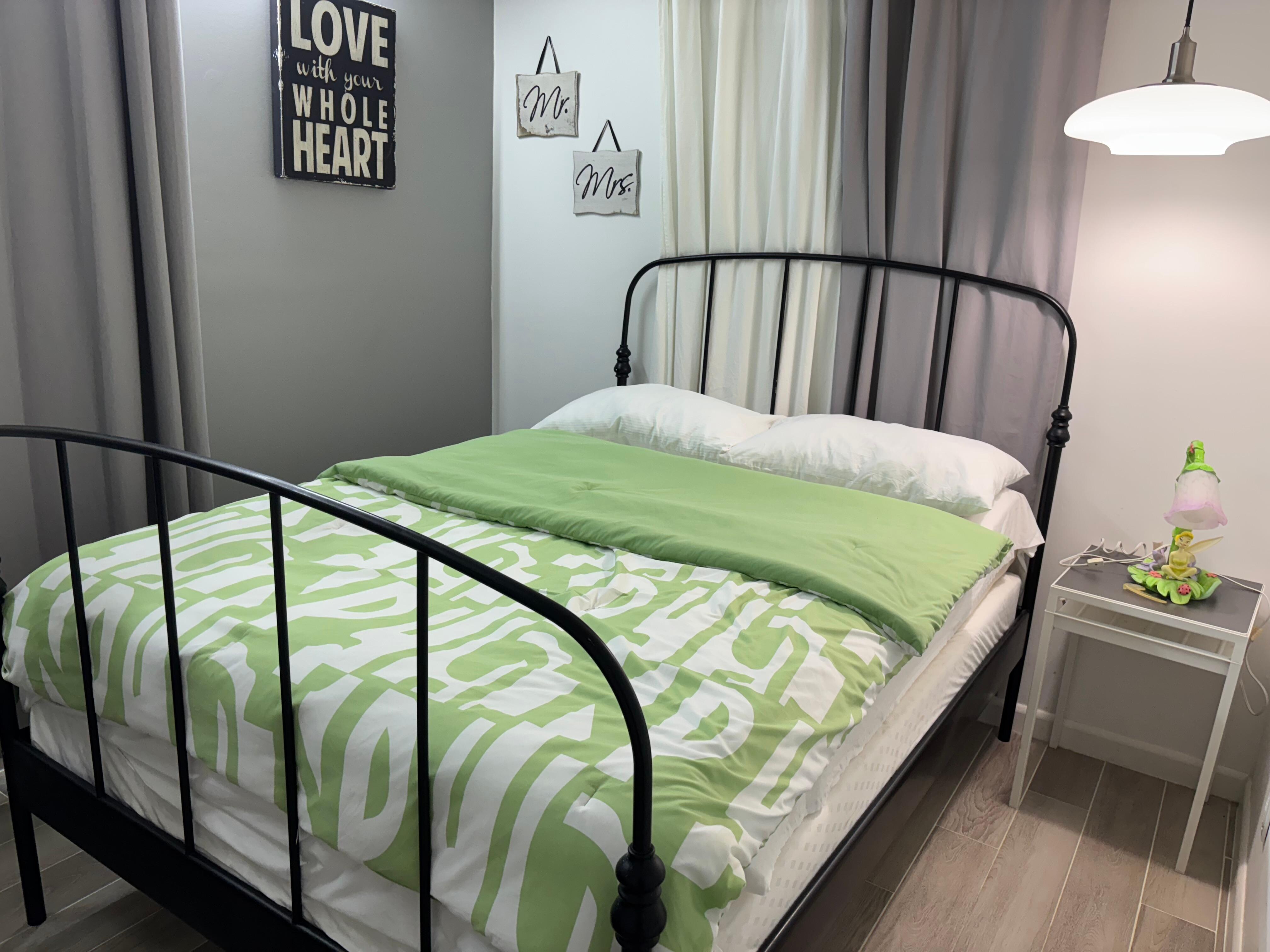 Comfortable bed