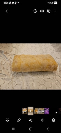 The made to order breakfast burrito