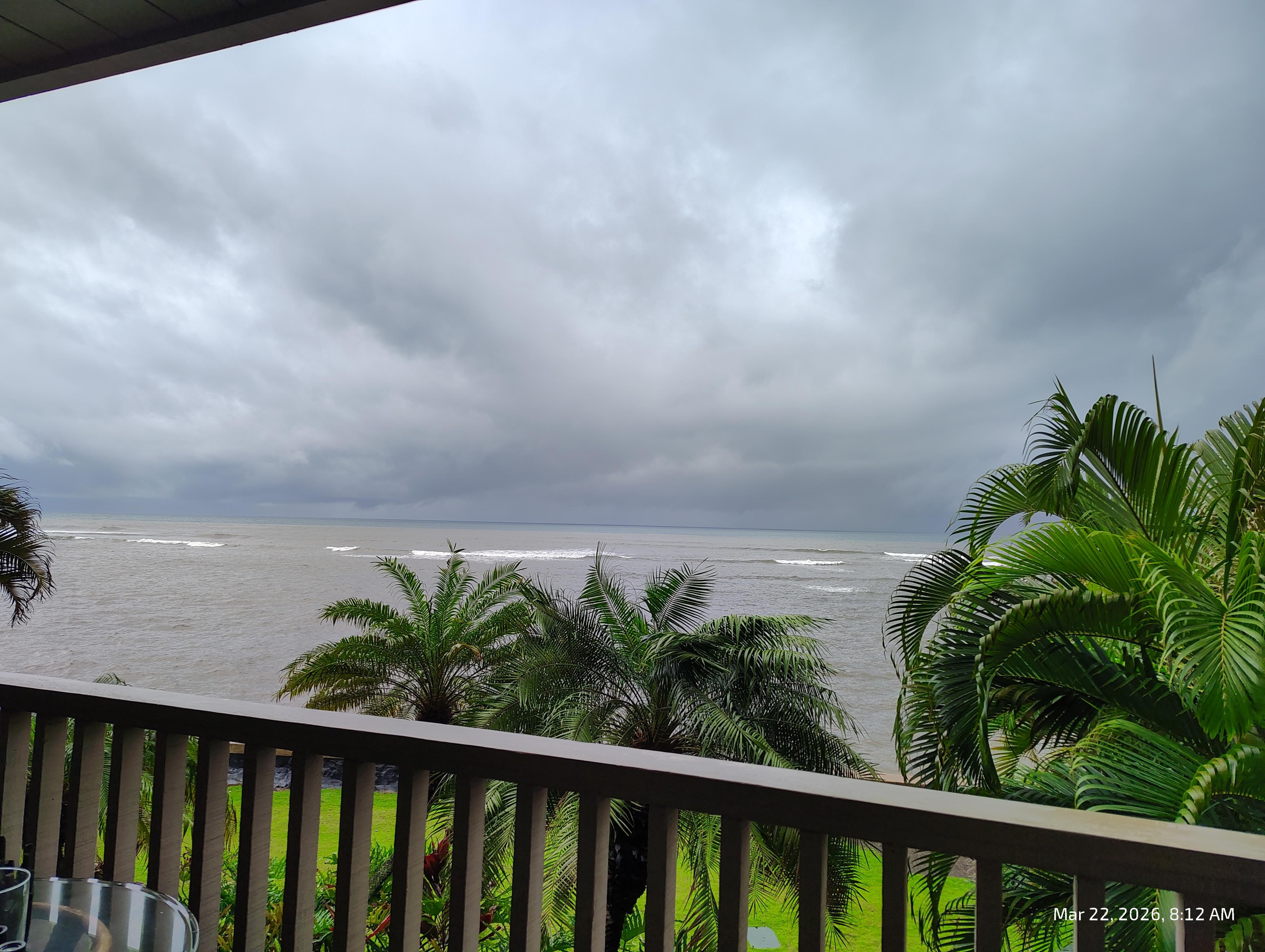 We didn't realize how well we could watch the whales.  So, not in this picture.