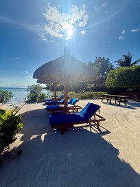Beach area prior to dock