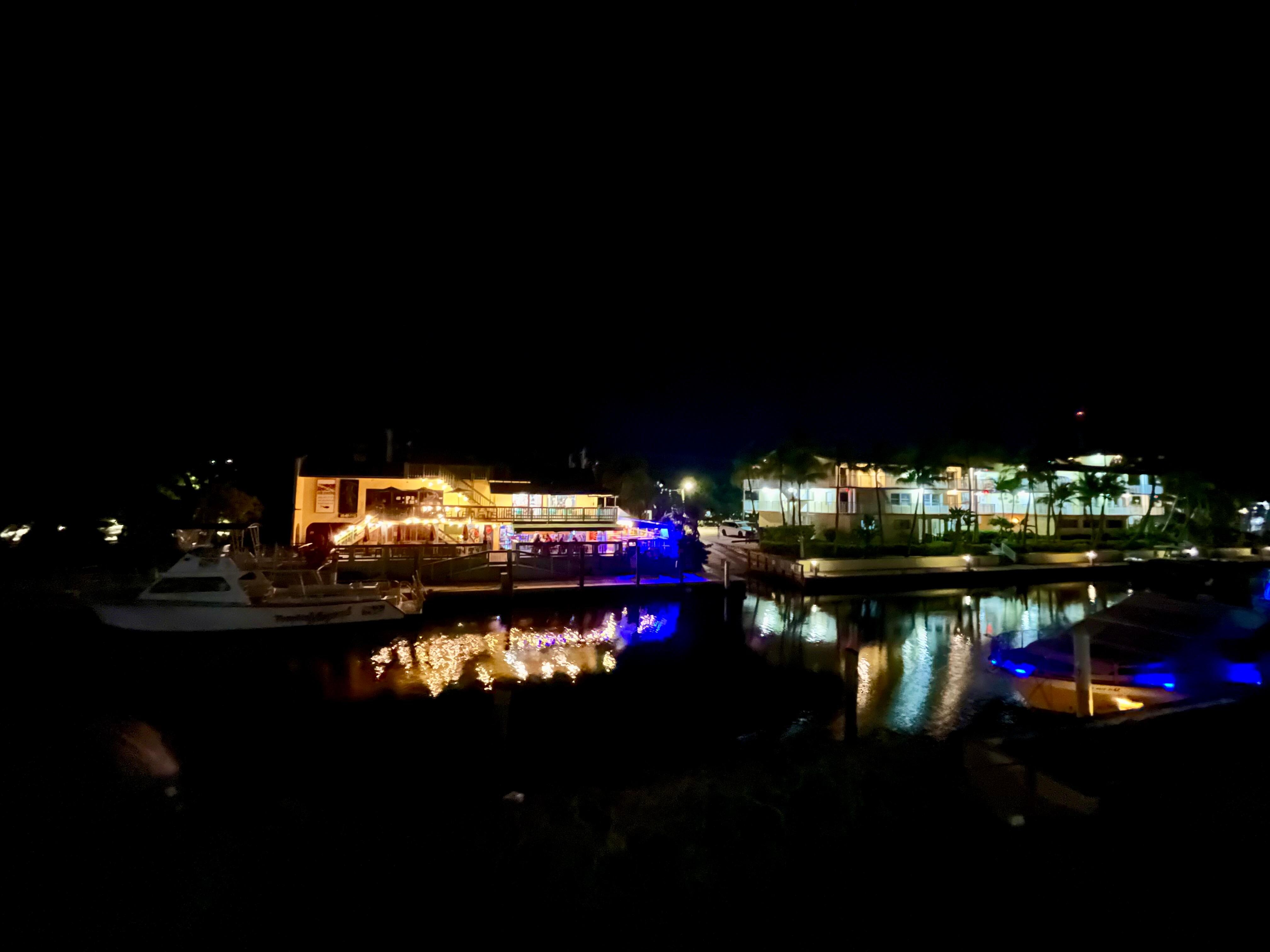 Looking across to the dive bar. The one at the end of the waterway - halfway to this one by foot - is 10 times better. Skipper’s or something like that