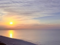 Early morning sunrise from the balcony