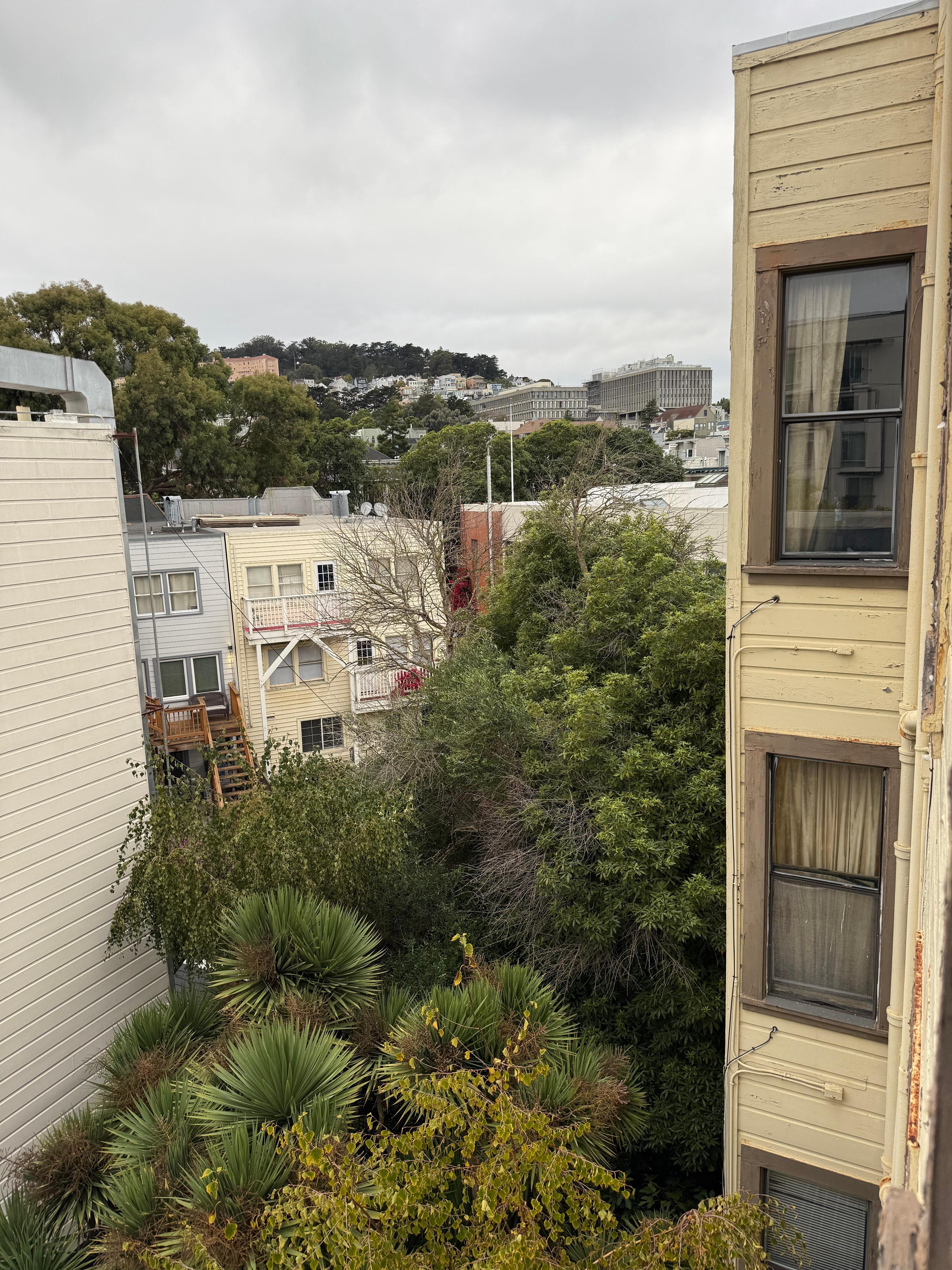 View from the window was nice.