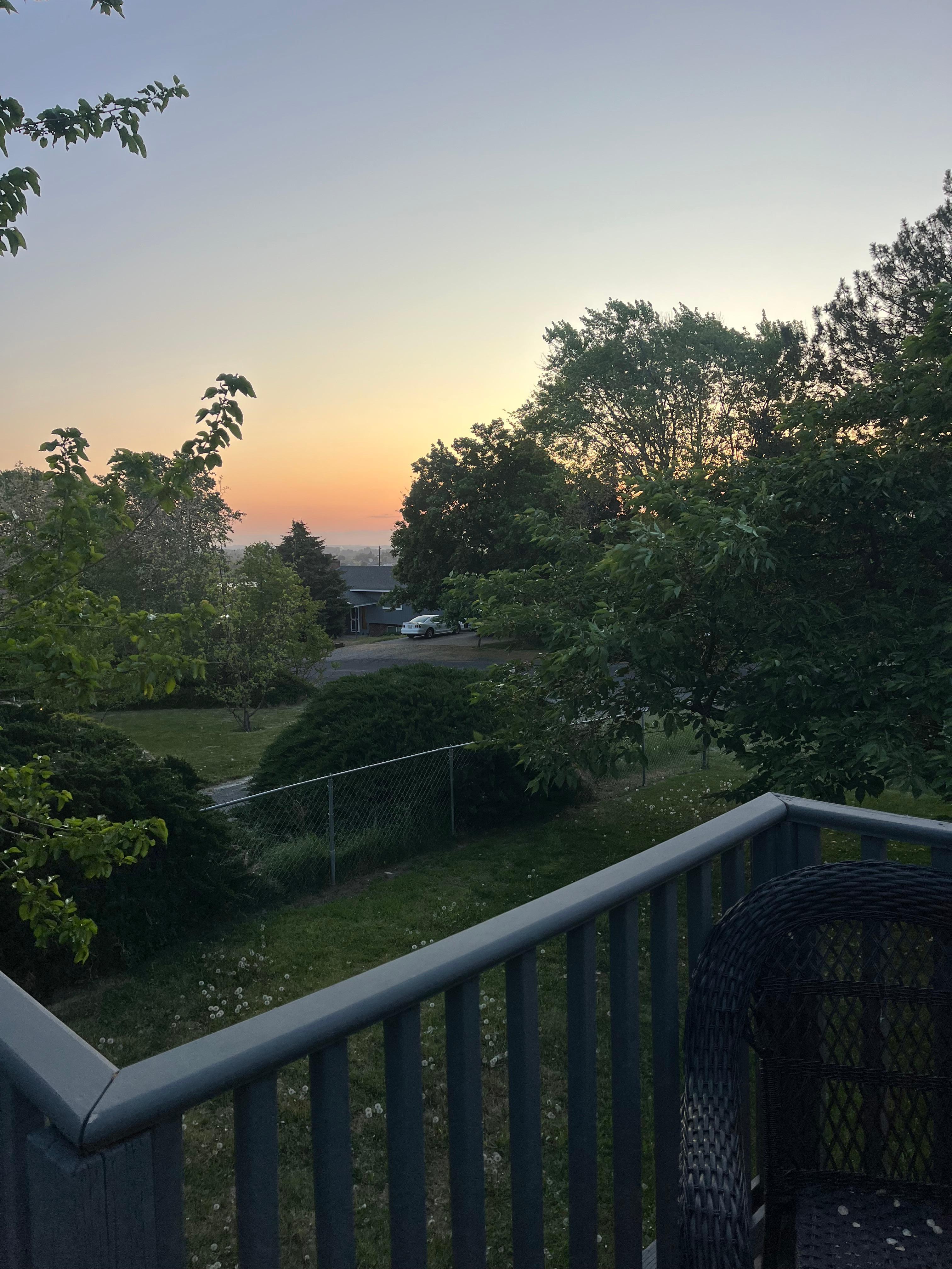 5am patio view