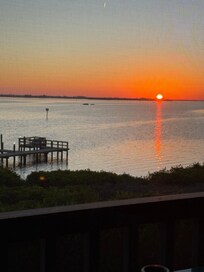 Sunrise from screened in back porch