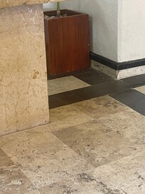 Dingy walls and baseboards