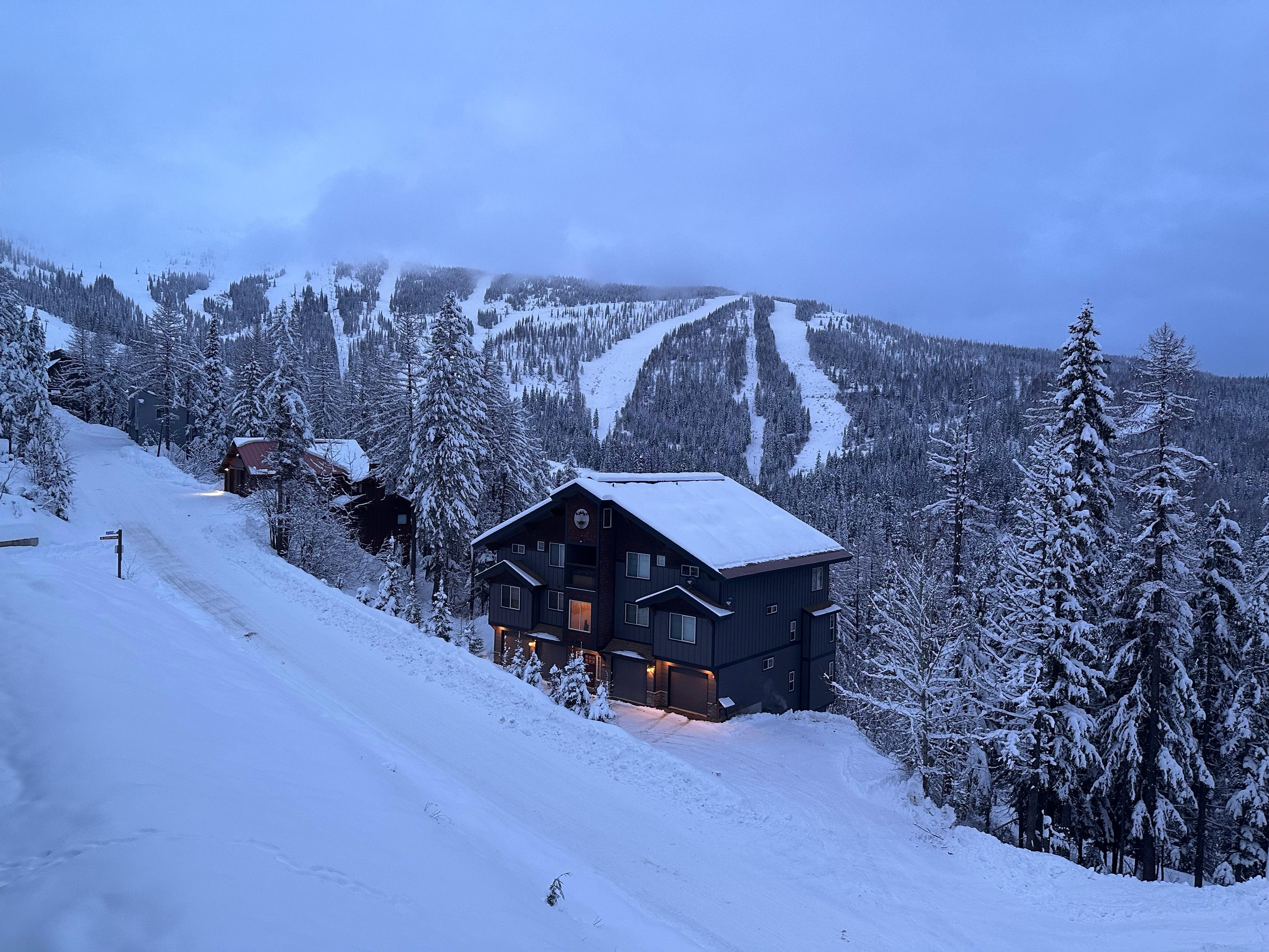 View from
The living room