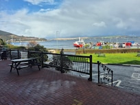 The view from the front door of The Royal Marine Hotel