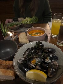 Dinner at hotel restaurant