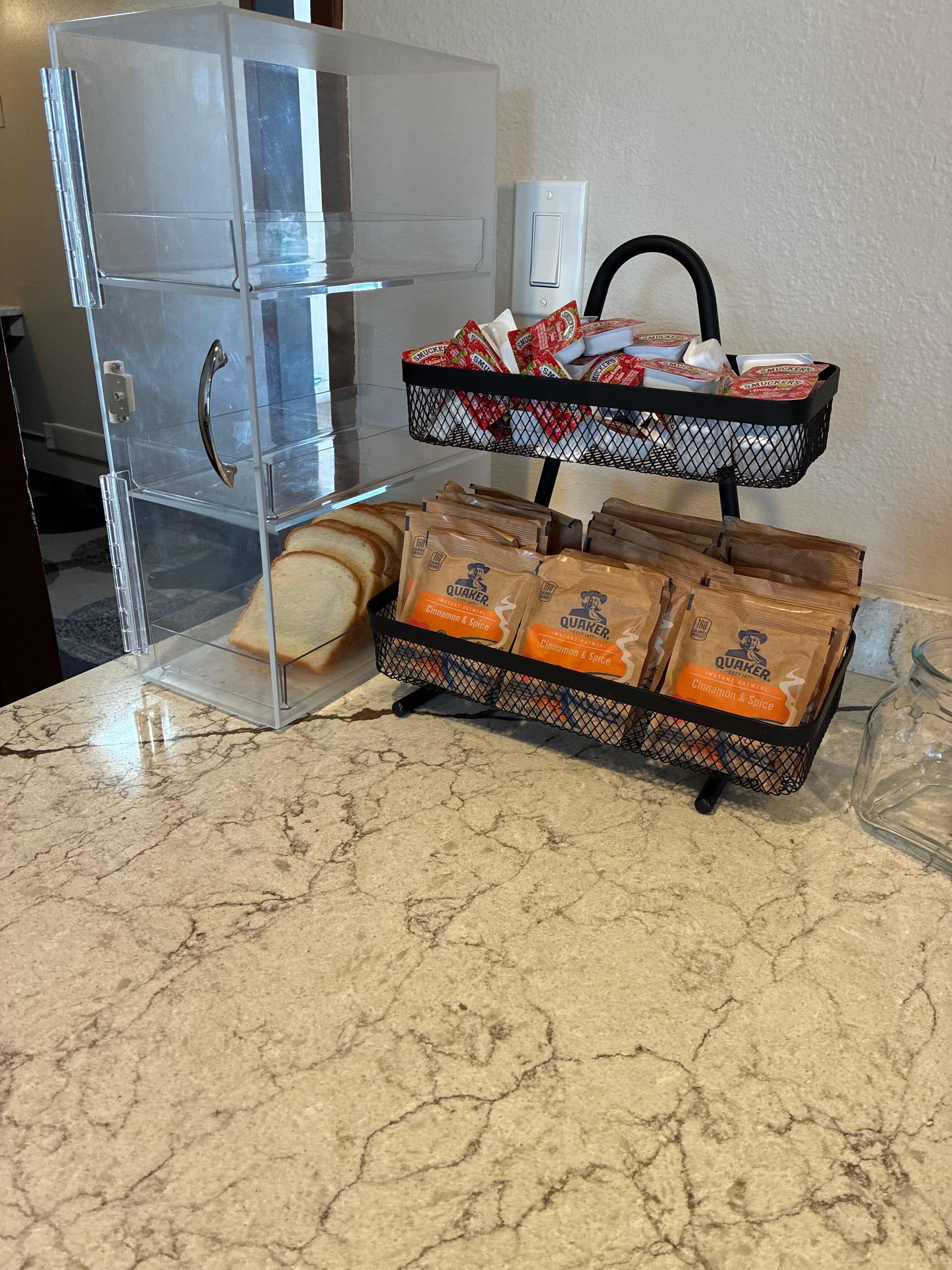 Bread and oatmeal