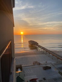 Sunrise from the balcony