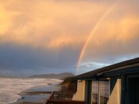 Rainbow from room deck