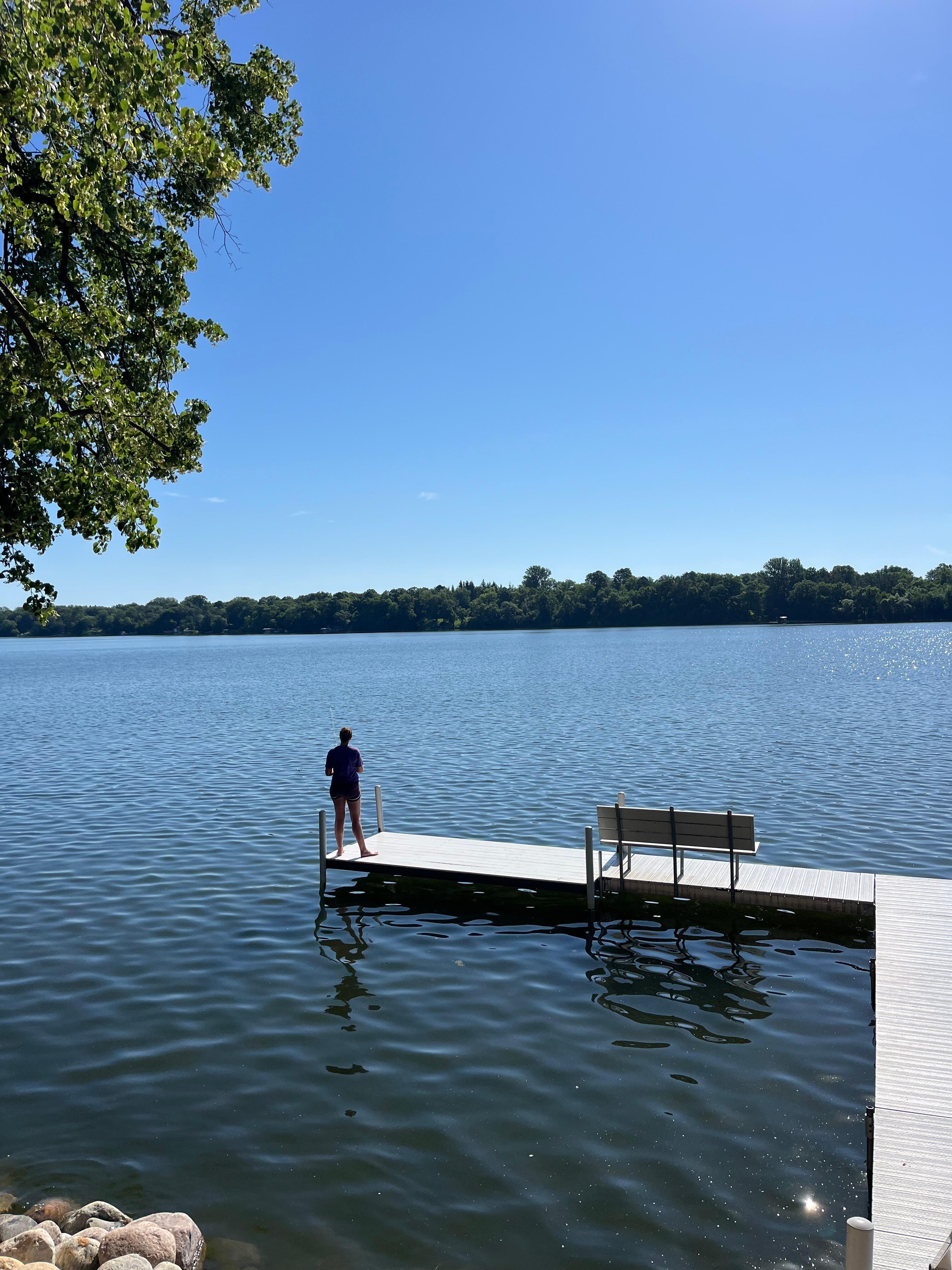 Beautiful dock area. 