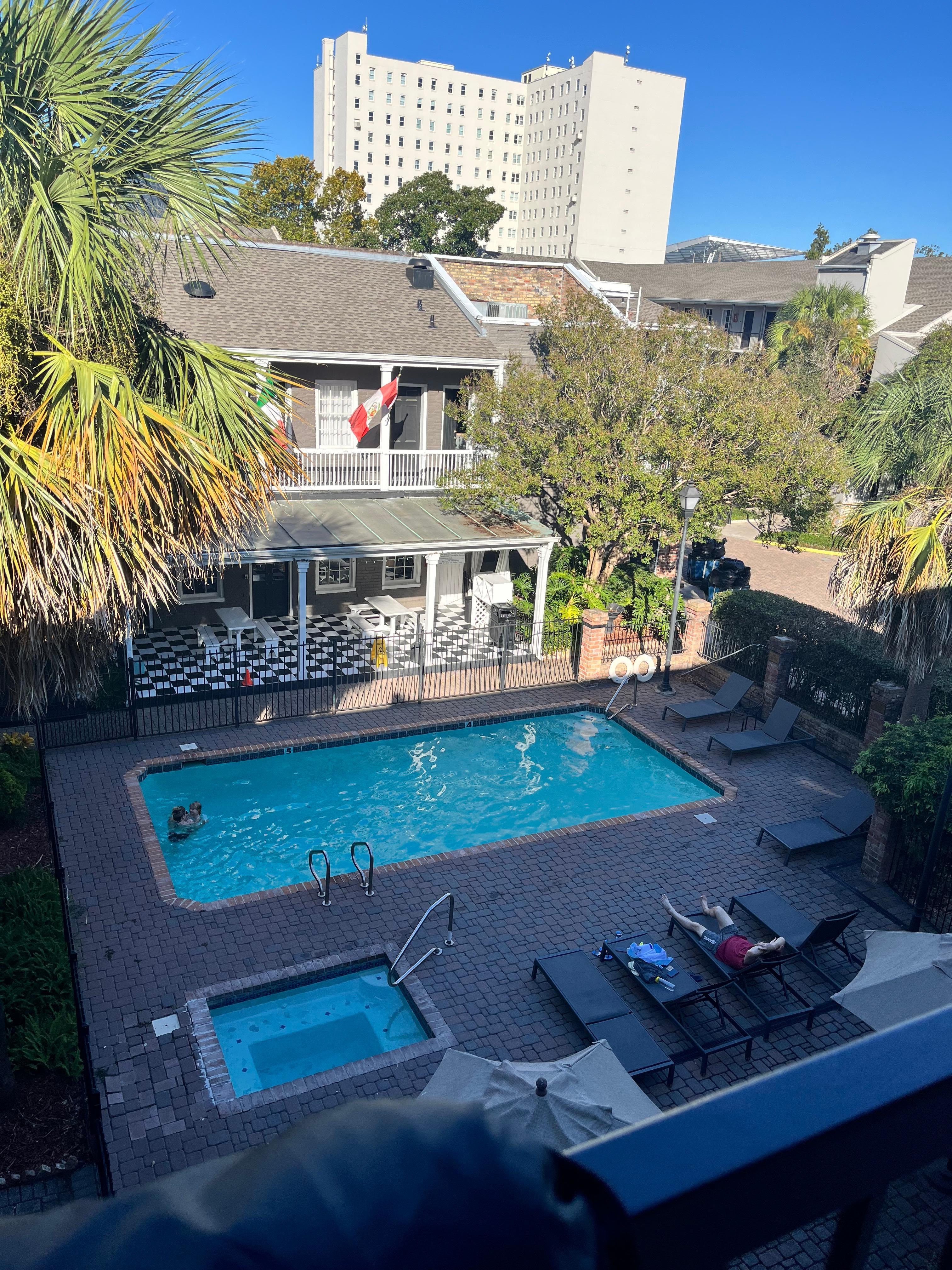 View from our balcony 