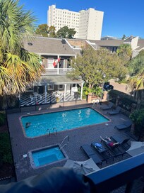 View from our balcony