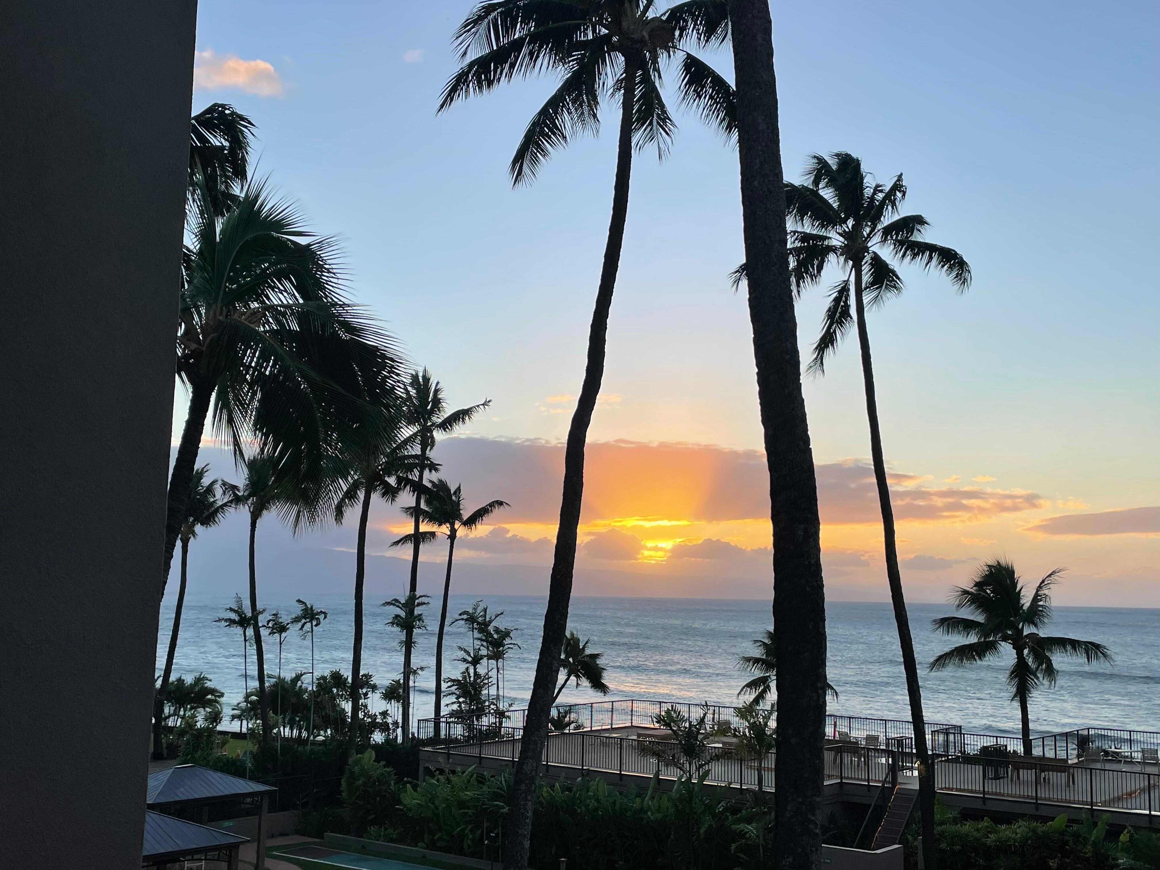 Sunset from our unit.