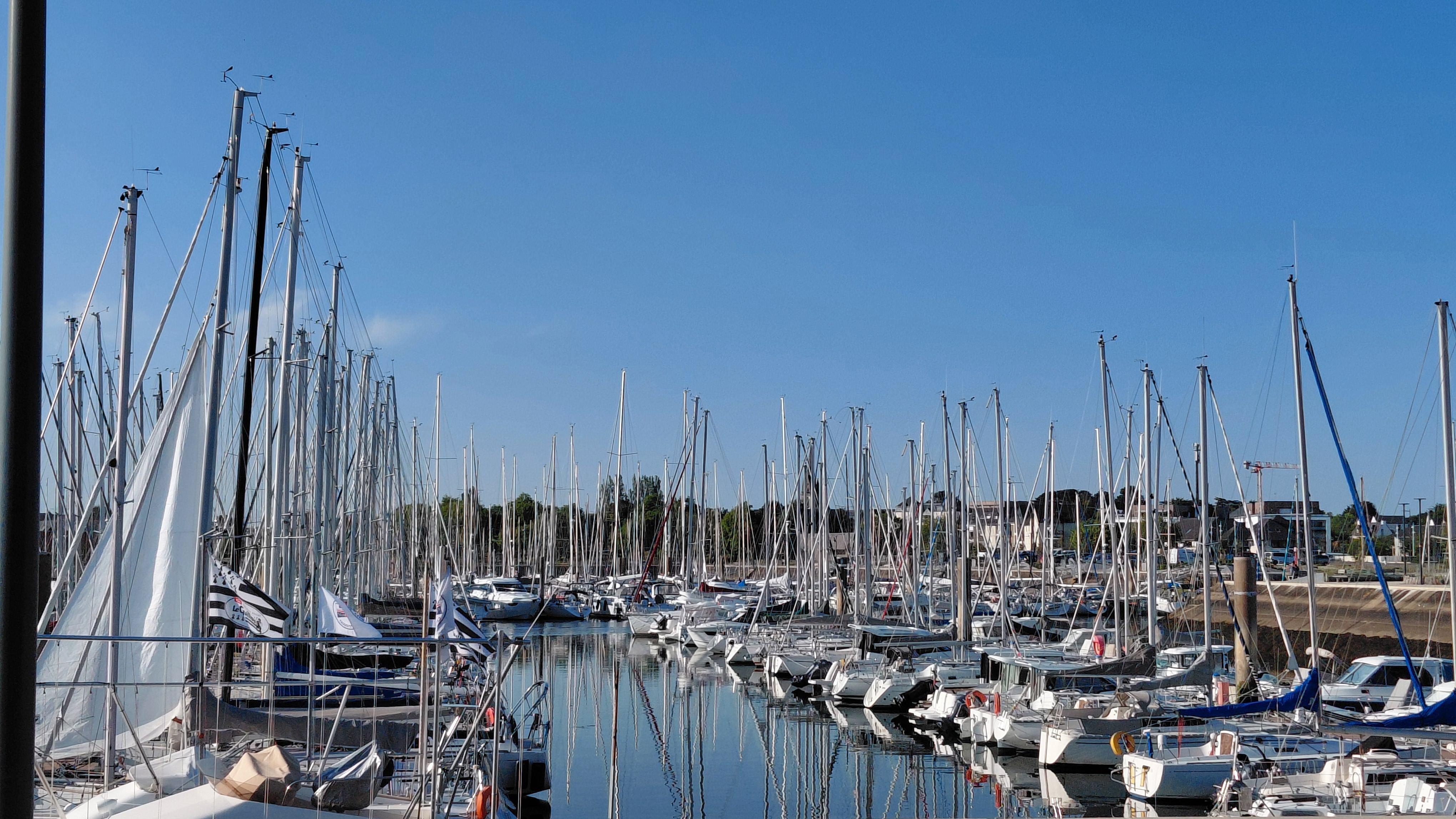 La promenade sur le port
