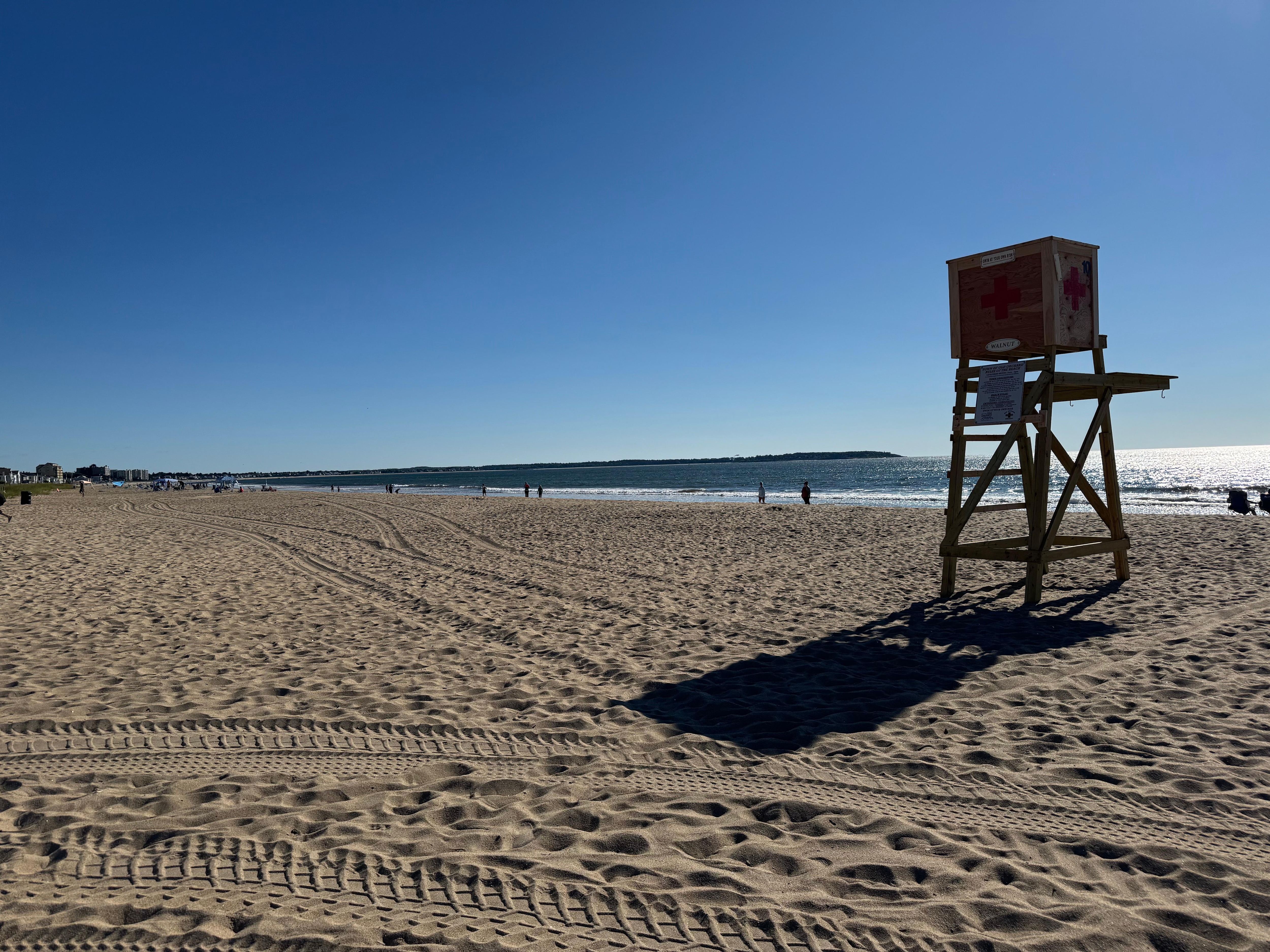 Beautiful beach steps away from the rental