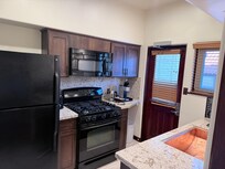 Kitchen, good size and very clean