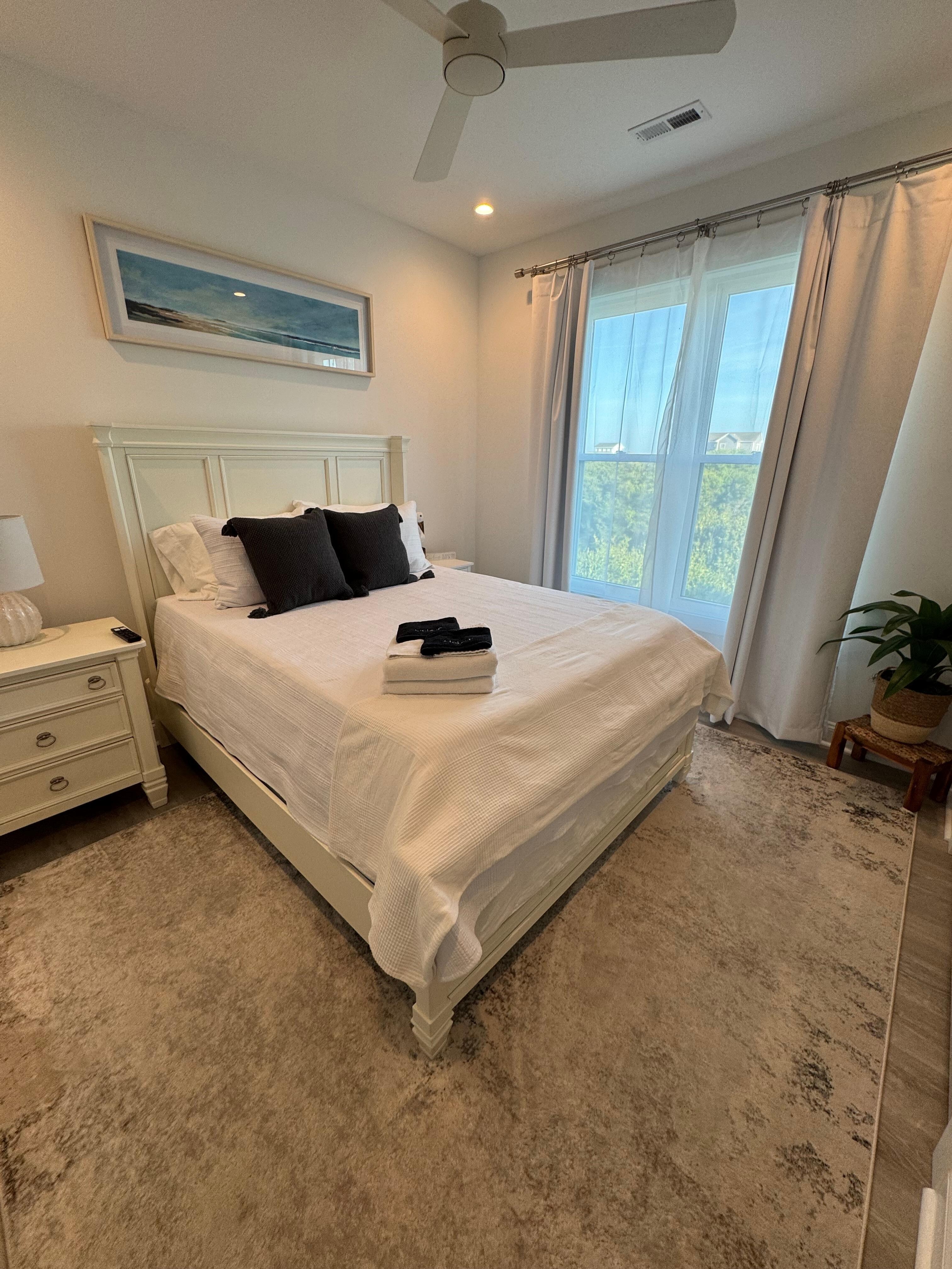 Bedrooms well lit