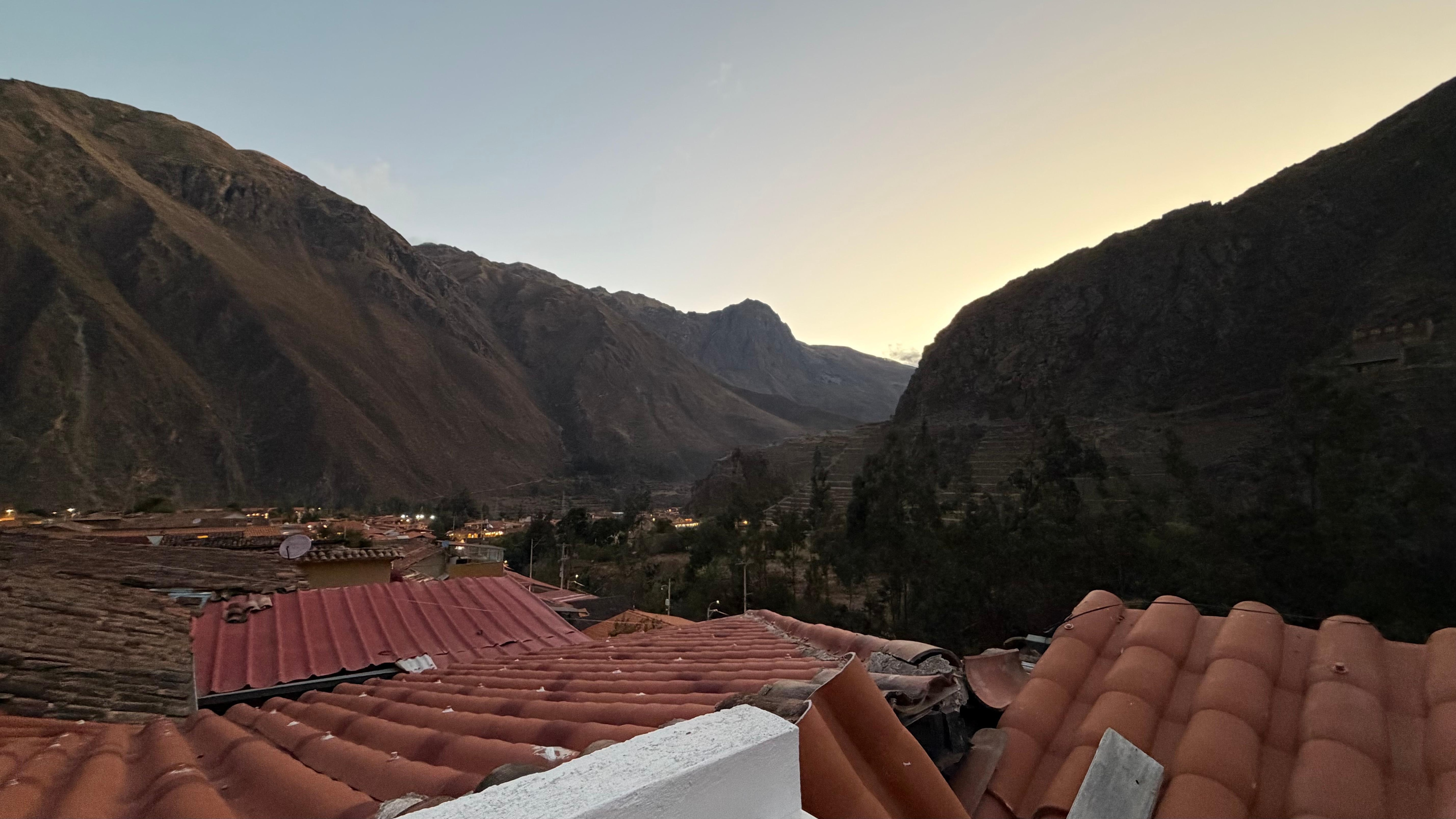 View from the open veranda