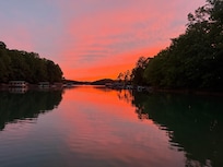 Our view from the dock. So beautiful!