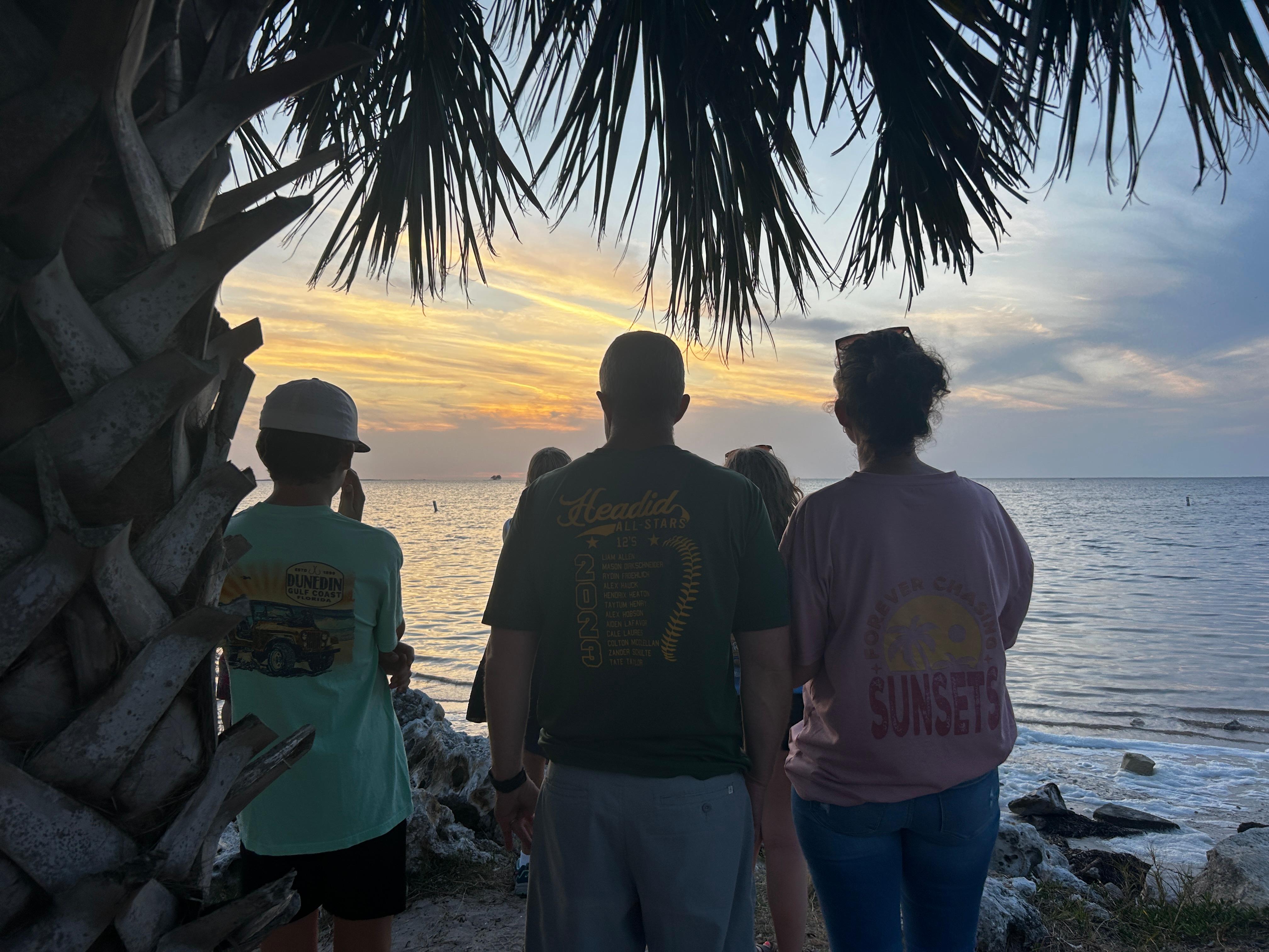 Sunset at Crystal Beach