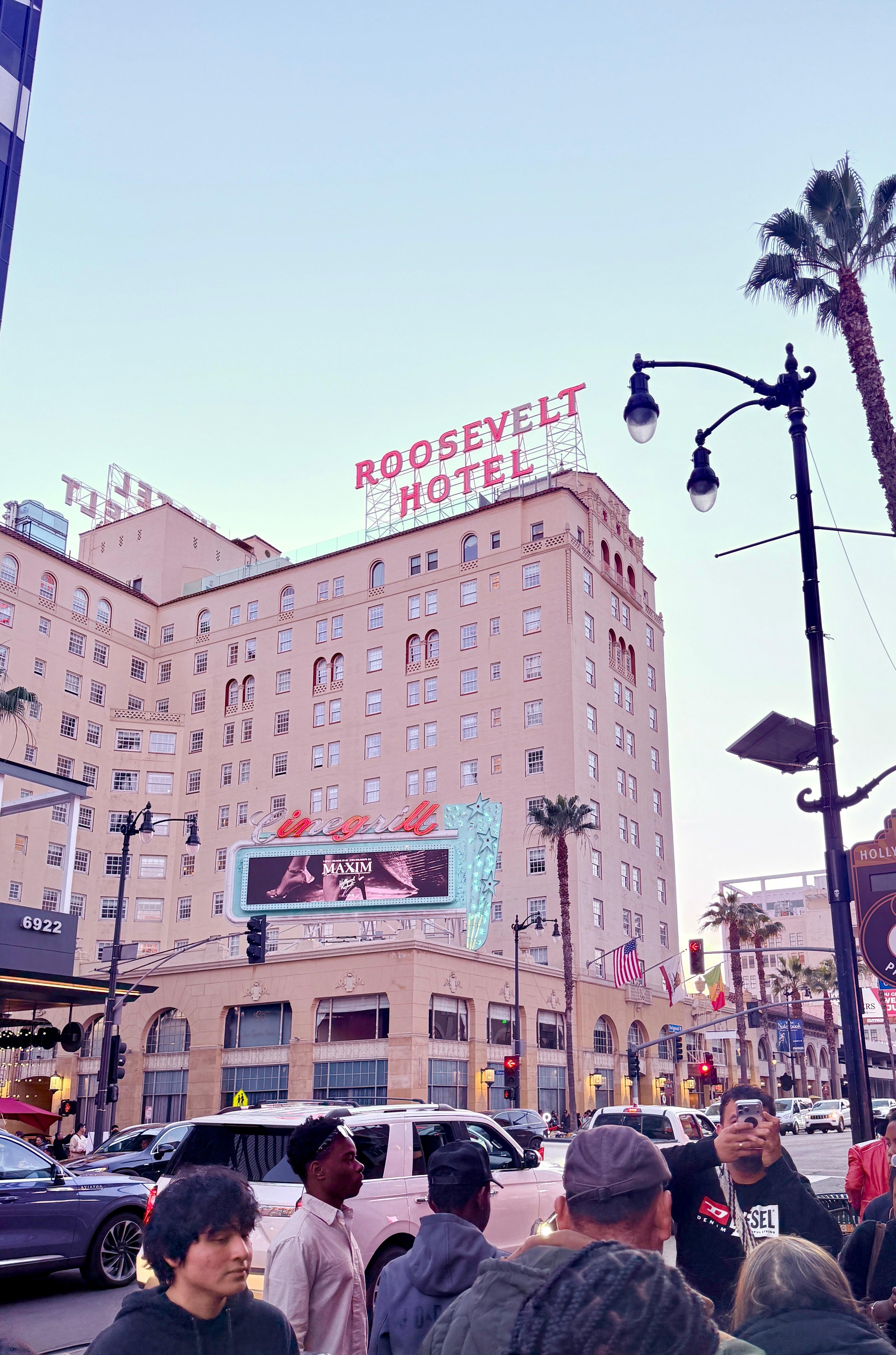 View from Hollywood blvd