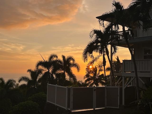 Amazing sunsets from the property